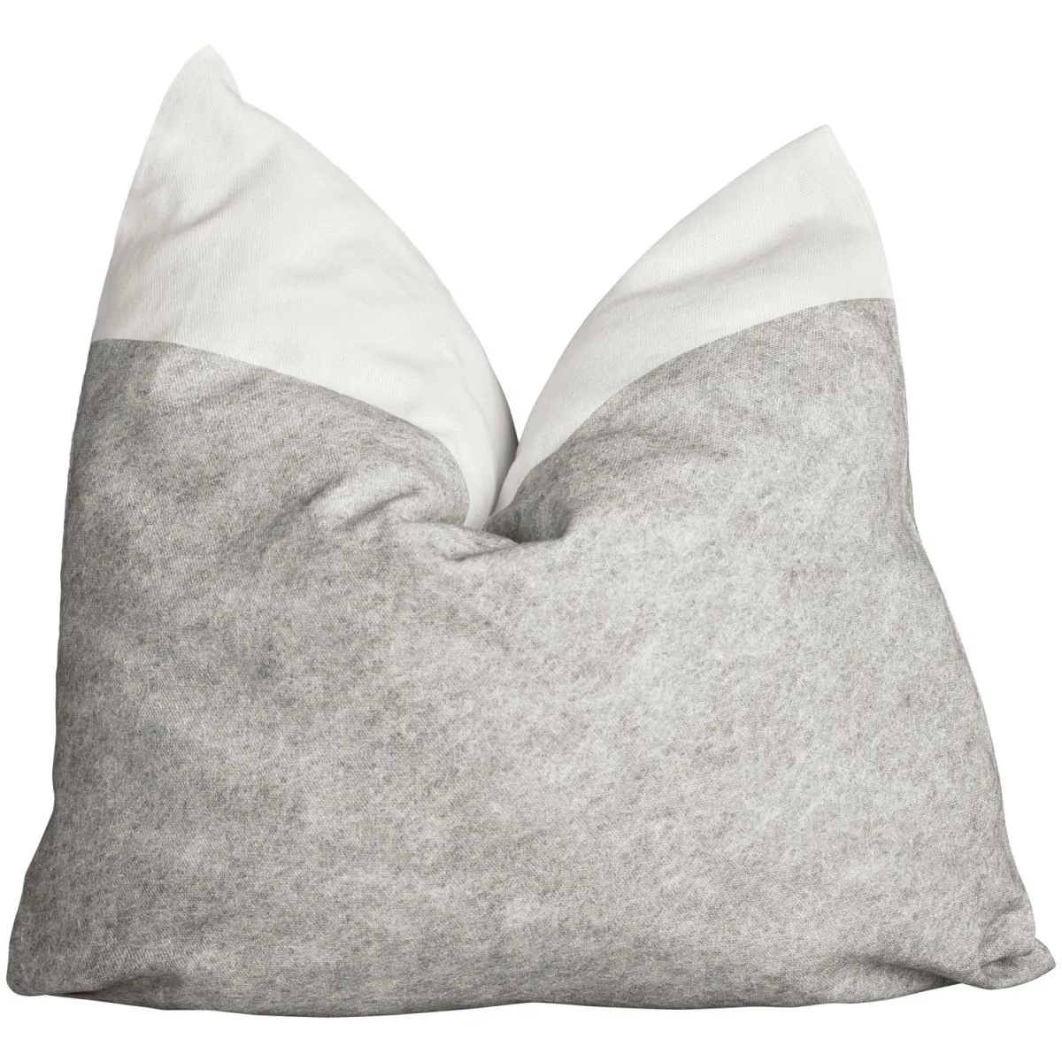 ERWIN M. Federa cuscino Fiocco di neve; 50x50 cm (LxL); grigio/bianco - immagine 1