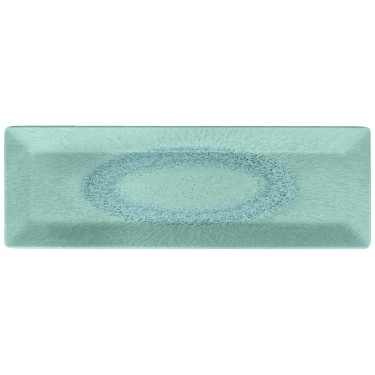 6x VEGA Piatto Torto; 31x10.5x1.8 cm (LxLxH); turchese/blu; rettangolare; 6 pz. / Pacco - immagine 1