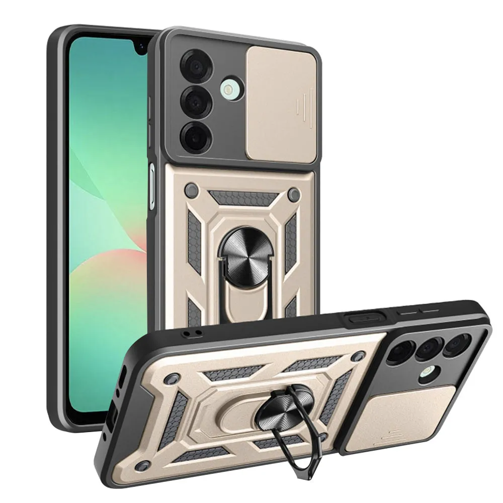 Custodia per Samsung Galaxy A26 A266, Techsuit, CamShield, Dorata - immagine 1