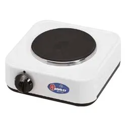 Fornello elettrico 1 zona (D14,5cm) 5318P White PFO18PB (23x23x10cm) 1000W - immagine 1