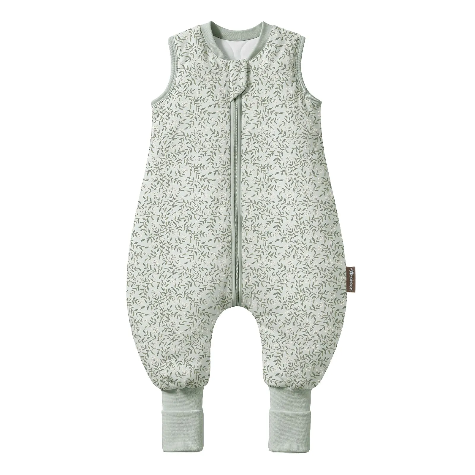 Mosebears Sacco Nanna con Piedini Invernale 2,5 Tog 6-18 Mesi Tutto l'anno Sacco Nanna in Cotone Traspirante per Neonati e Bambini - immagine 1
