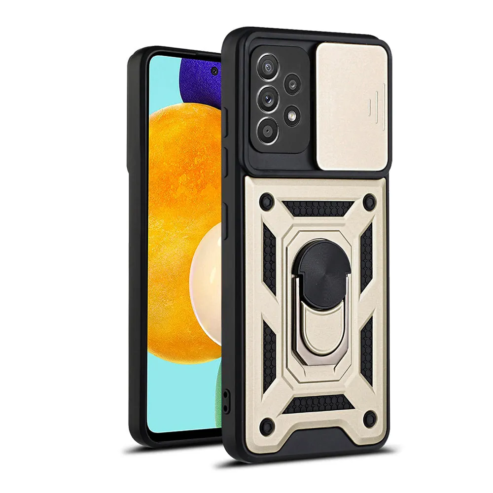 Custodia per Samsung Galaxy A52s 5G A528 / A52 5G A526 / A52 A525, Techsuit, CamShield, Dorata - immagine 1