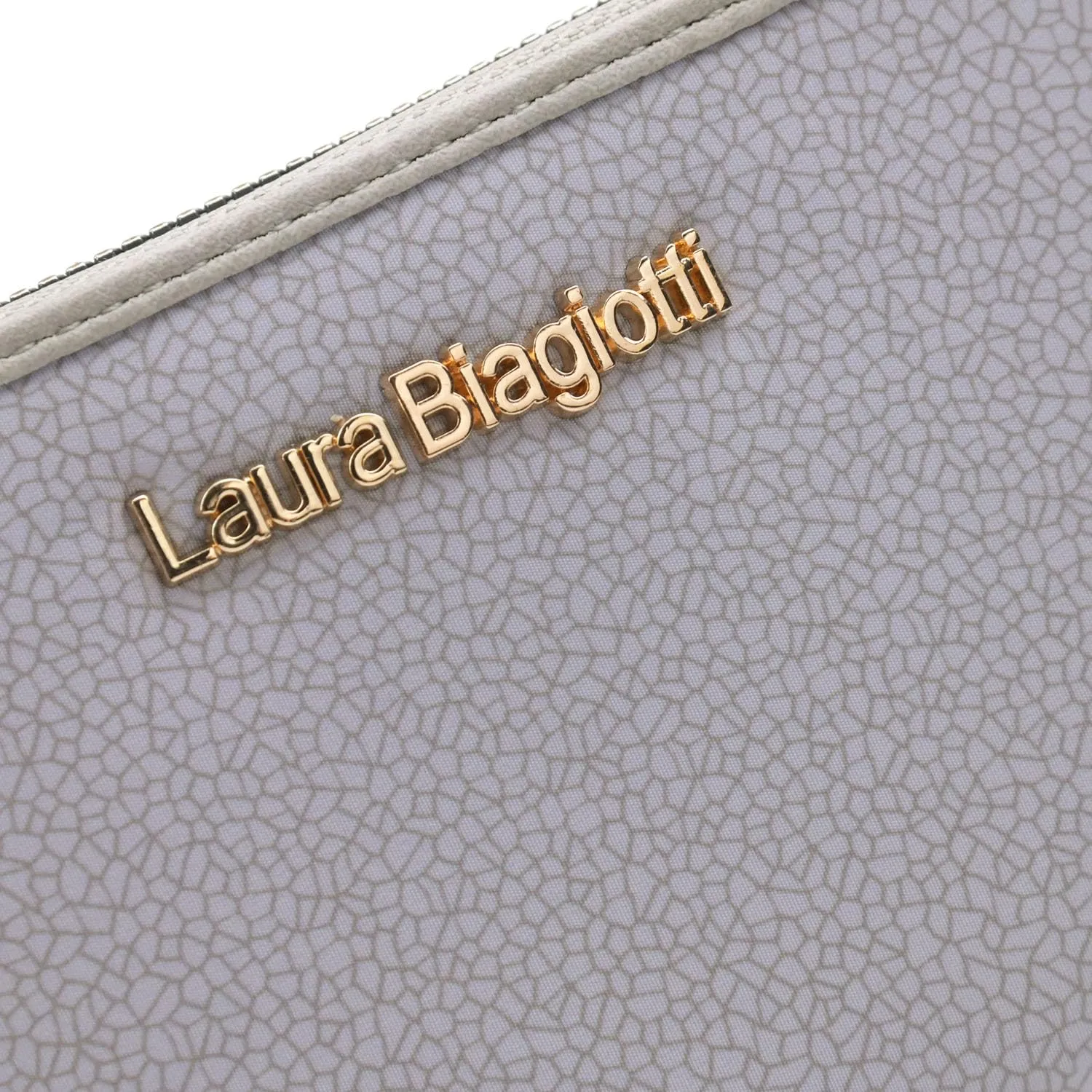 Laura Biagiotti Portafoglio Donna in PU, Con Portamonete e Cerniera Zip Around, Texture Crackle Con Scatola Regalo - immagine 6