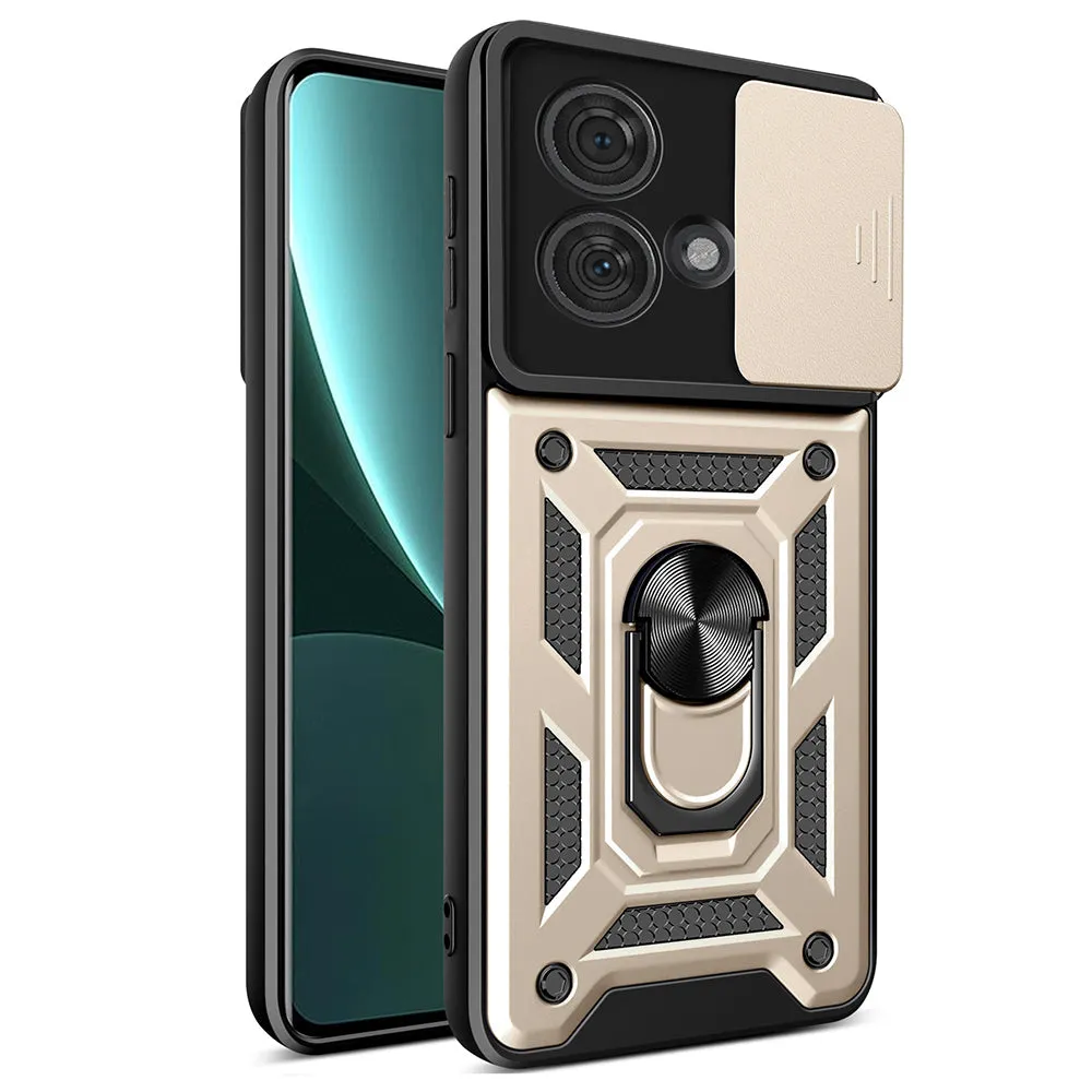 Custodia per Motorola Edge 40 Neo, Techsuit, CamShield, Dorata - immagine 1