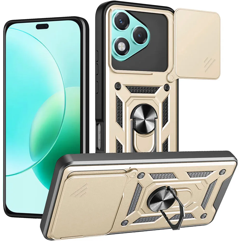 Custodia per Honor 400 Lite, Techsuit, CamShield, Dorata - immagine 1