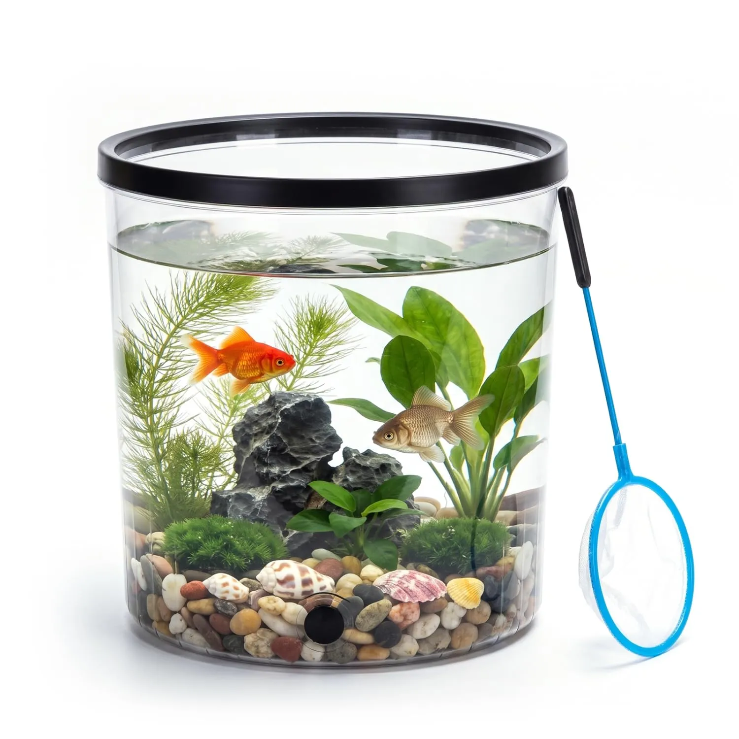 Nobleza Piccolo Acquario in Plastica 4L per Betta Decorazione - immagine 1