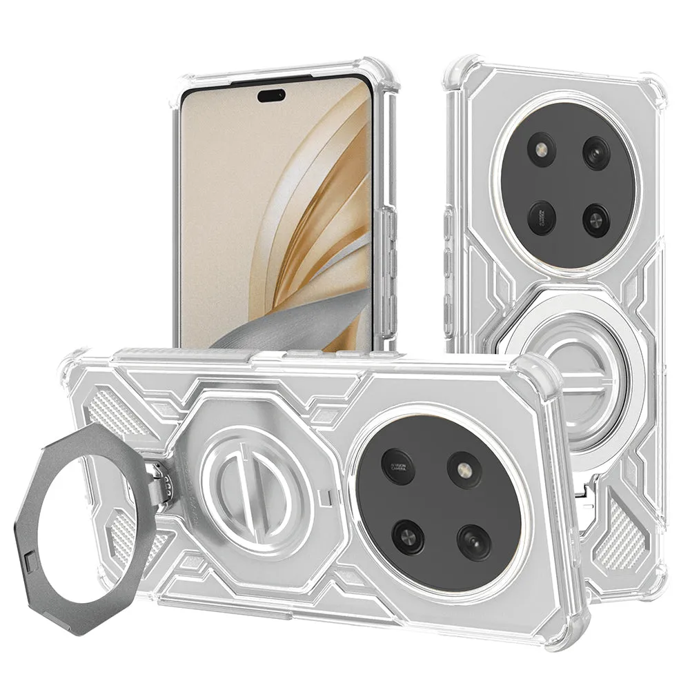 Custodia per Honor X9c / Magic7 Lite, Techsuit, Carbon Shield Pro, Bianca - immagine 1