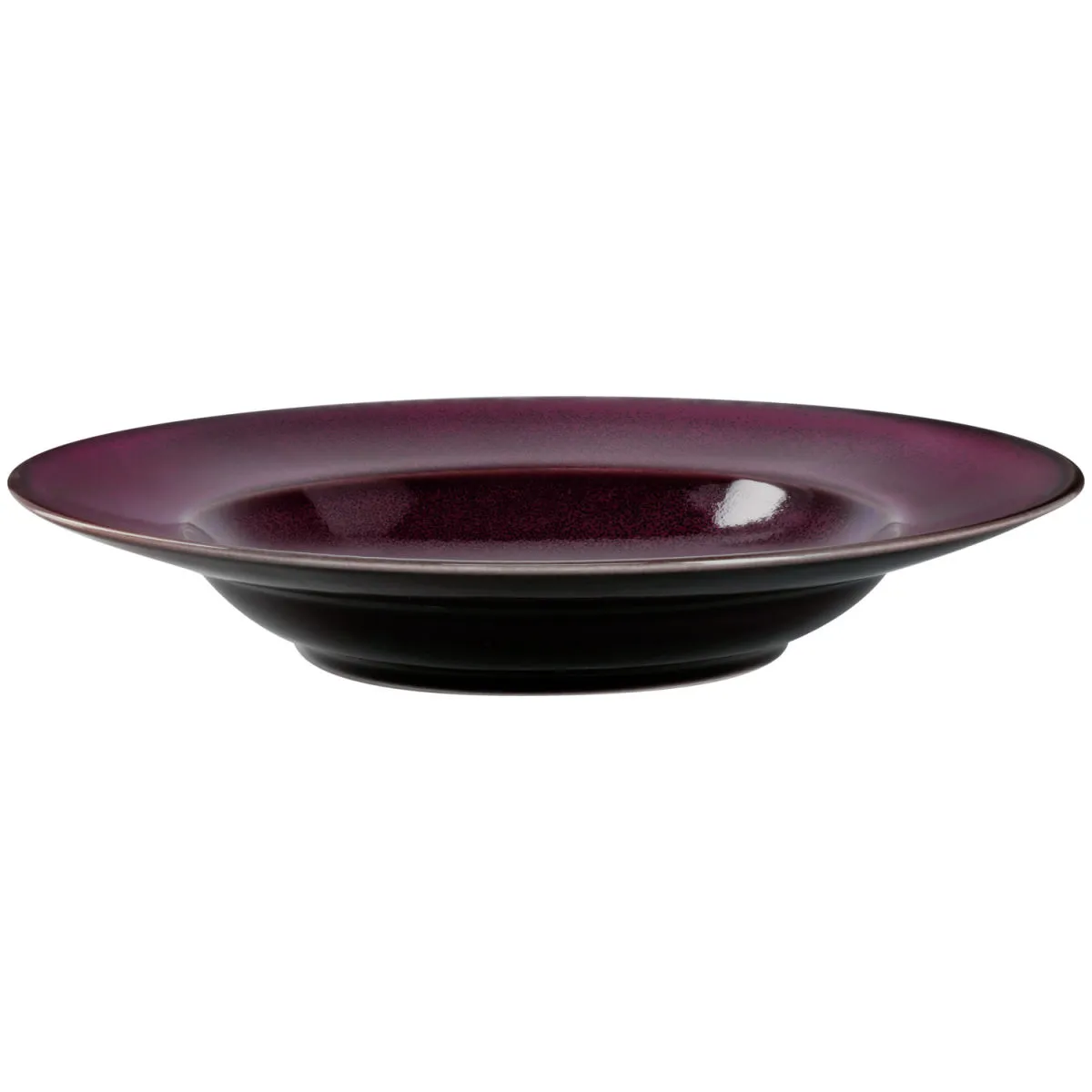 6x VEGA Piatto Oriente fondo; 200 ml, 24x4 cm (ØxH); melanzana; rotonda; 6 pz. / Pacco - immagine 1