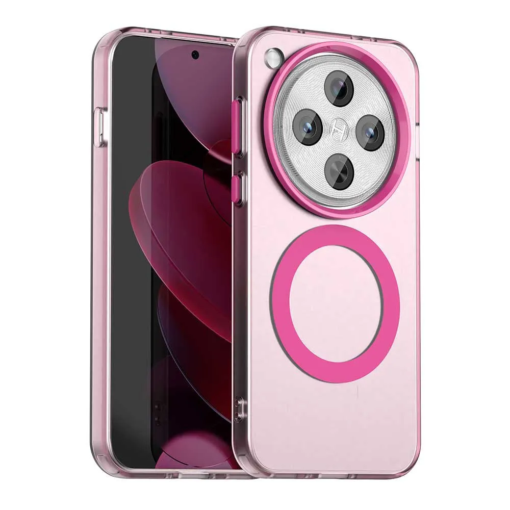 Custodia MagSafe per Oppo Find X8 Pro, Techsuit, CandyCase, Rosa - immagine 1