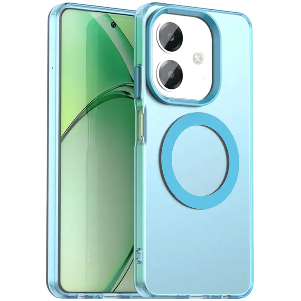 Custodia MagSafe per Oppo A3 4G / A3 5G, Techsuit, CandyCase, Blu - immagine 1