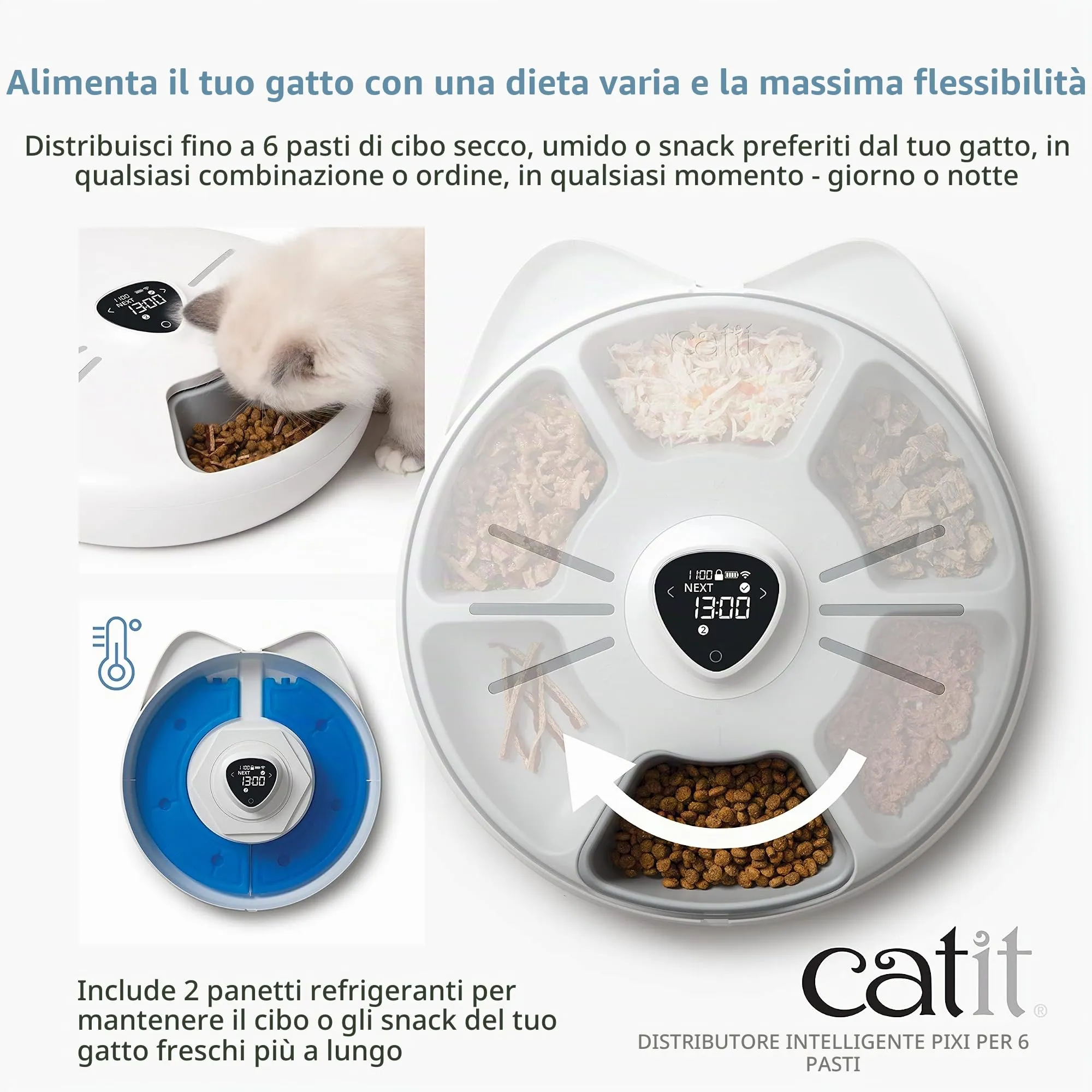 Catit PIXI Smart Alimentatore automatico per gatti - immagine 2