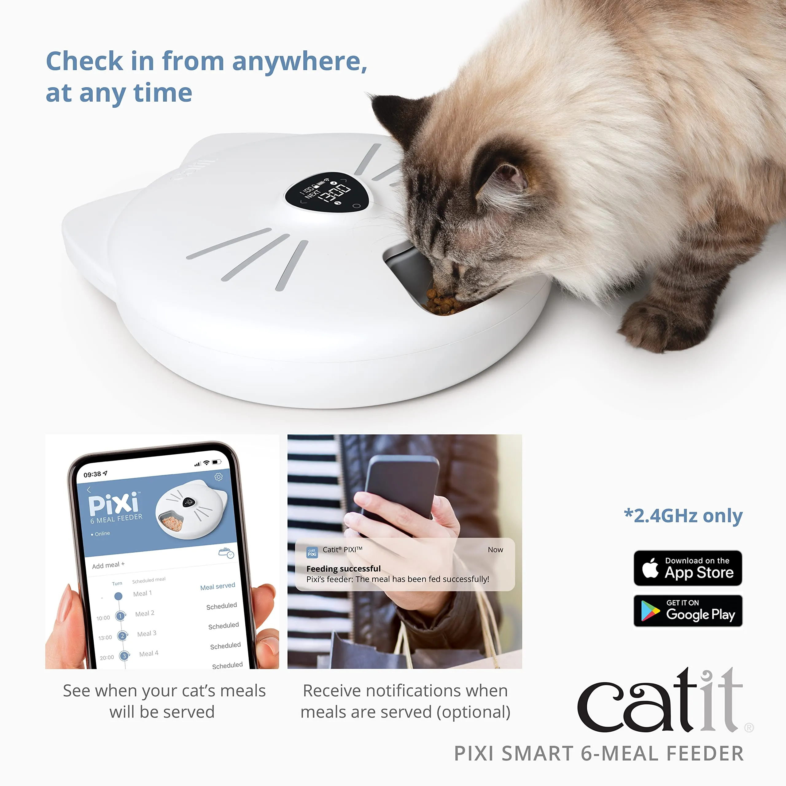 Catit PIXI Smart Alimentatore automatico per gatti - immagine 4