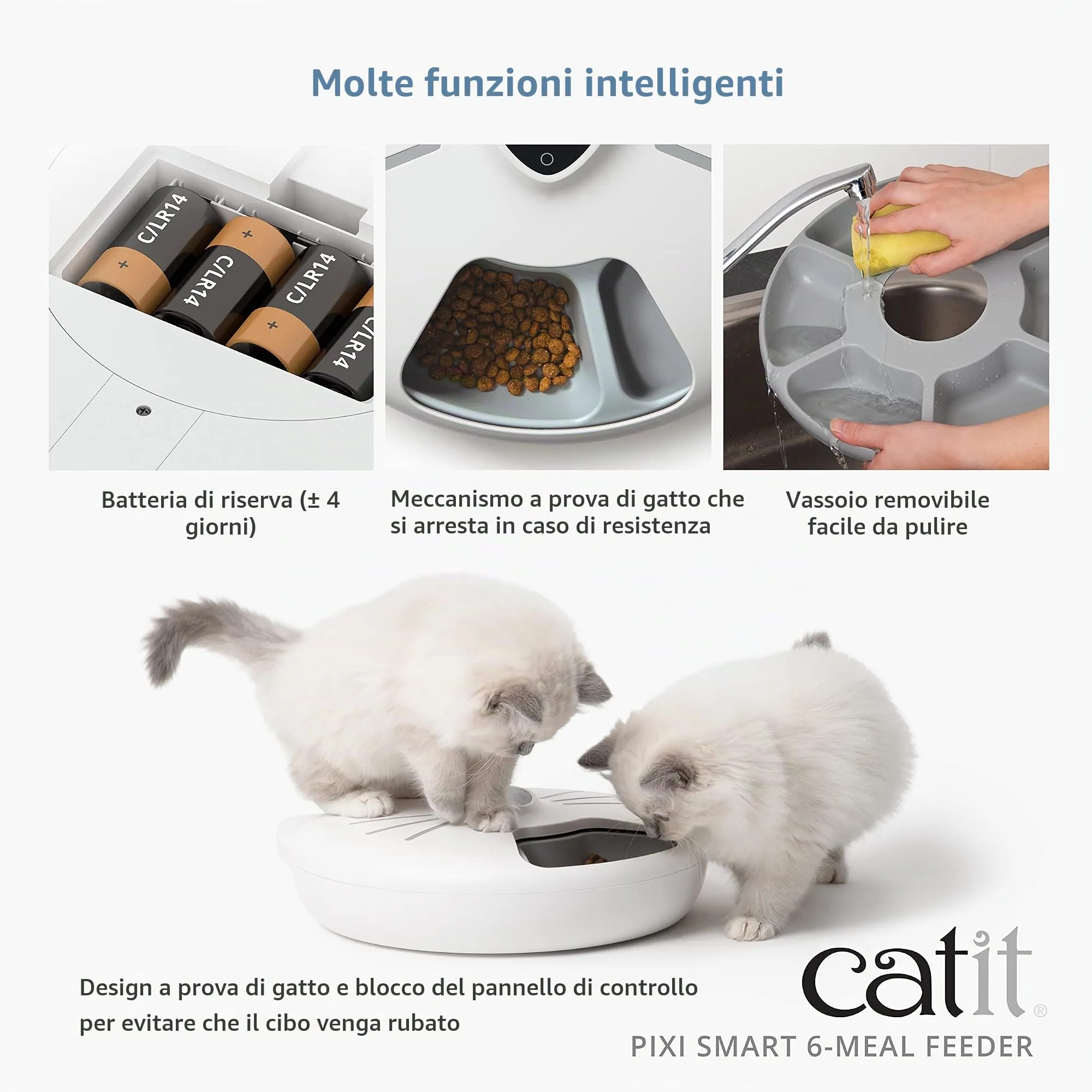 Catit PIXI Smart Alimentatore automatico per gatti - immagine 5