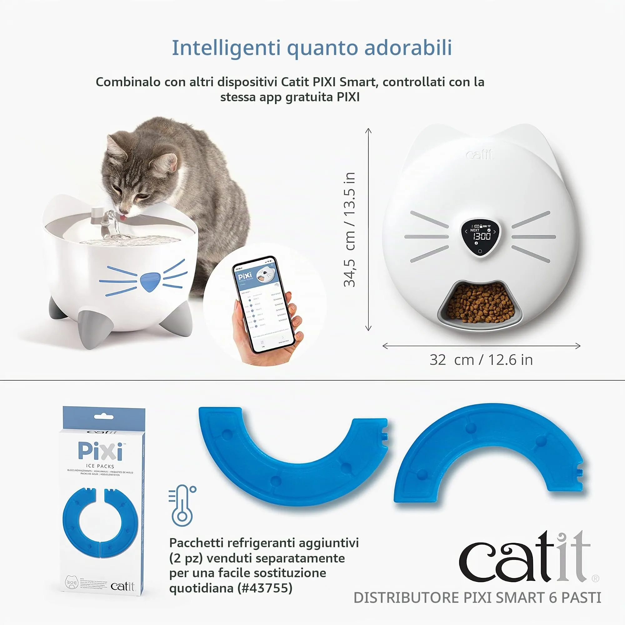 Catit PIXI Smart Alimentatore automatico per gatti - immagine 6