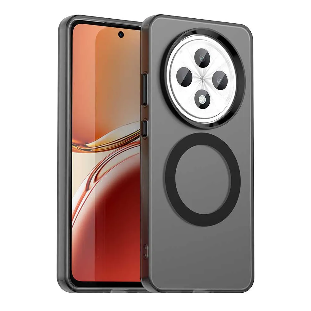 Custodia MagSafe per Oppo Reno12 FS 5G / Reno12 FS 4G / Reno12 F 4G, Techsuit, CandyCase, Nera - immagine 1