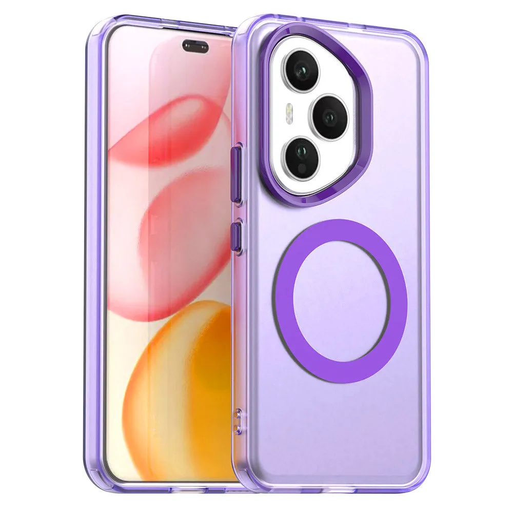 Custodia MagSafe per Honor 400 Pro, Techsuit, CandyCase, Viola - immagine 1