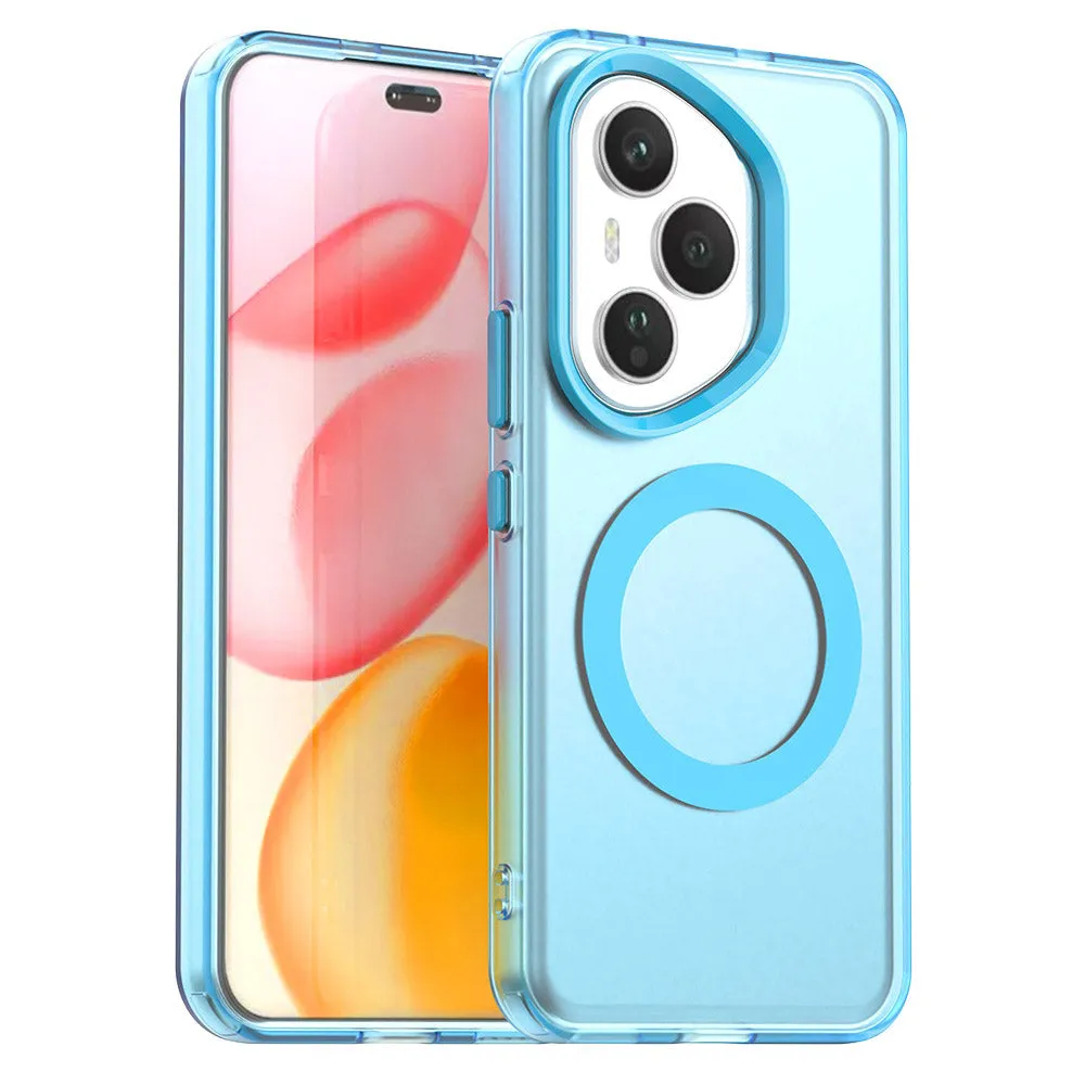 Custodia MagSafe per Honor 400 Pro, Techsuit, CandyCase, Blu - immagine 1
