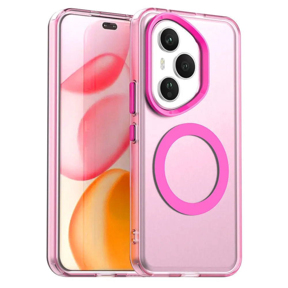 Custodia MagSafe per Honor 400 Pro, Techsuit, CandyCase, Rosa - immagine 1