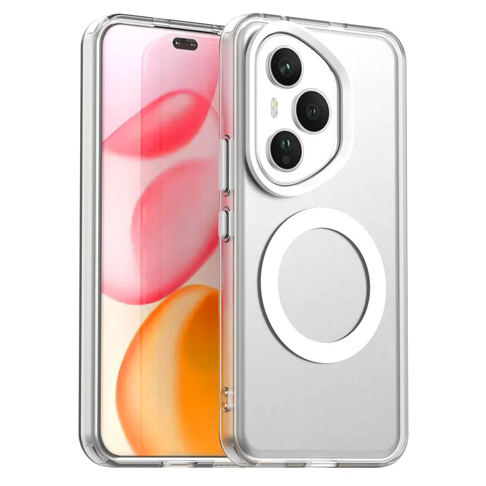 Custodia MagSafe per Honor 400 Pro, Techsuit, CandyCase, Bianca - immagine 1