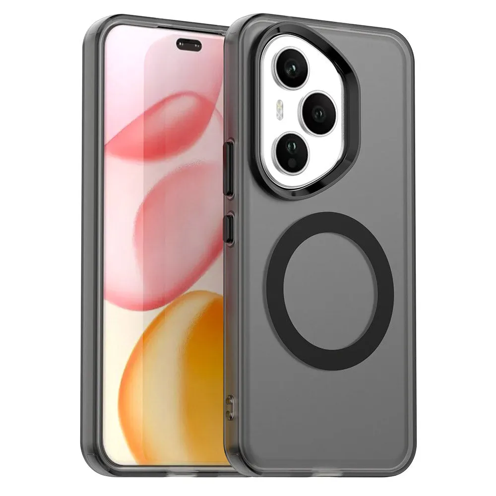 Custodia MagSafe per Honor 400 Pro, Techsuit, CandyCase, Nera - immagine 1