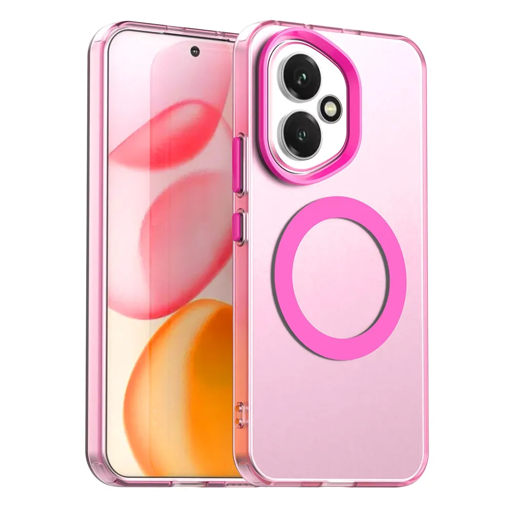 Custodia MagSafe per Honor 400, Techsuit, CandyCase, Rosa - immagine 1