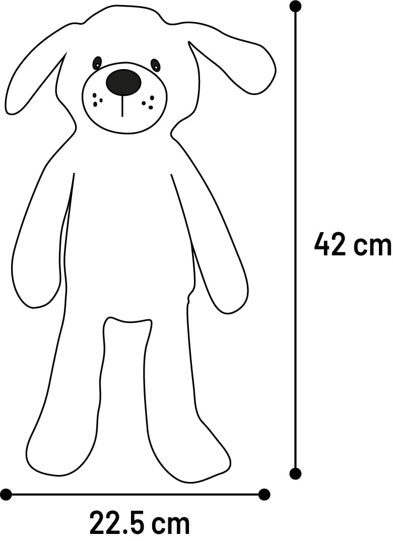 Flamingo Giochi per gatti – Roza cane rosa XL – 42 cm – Peluche morbido con squeaker e suono frusciante – Modello esclusivo - immagine 3