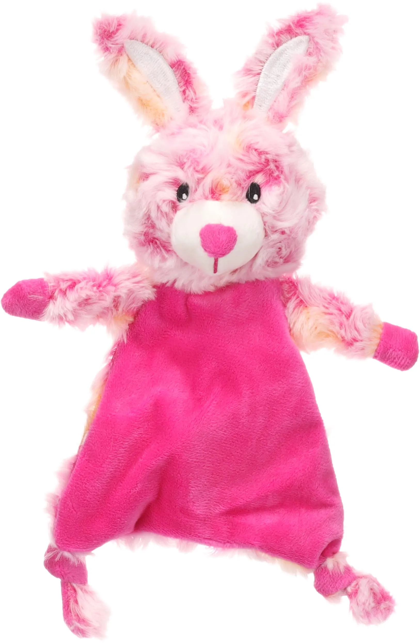 Flamingo giochi per gatti Roza coniglio rosa - 19 x 7 x 26 cm - peluche morbido - con squeaker e suono frusciante - gioco interattivo per gatti - design originale - immagine 2
