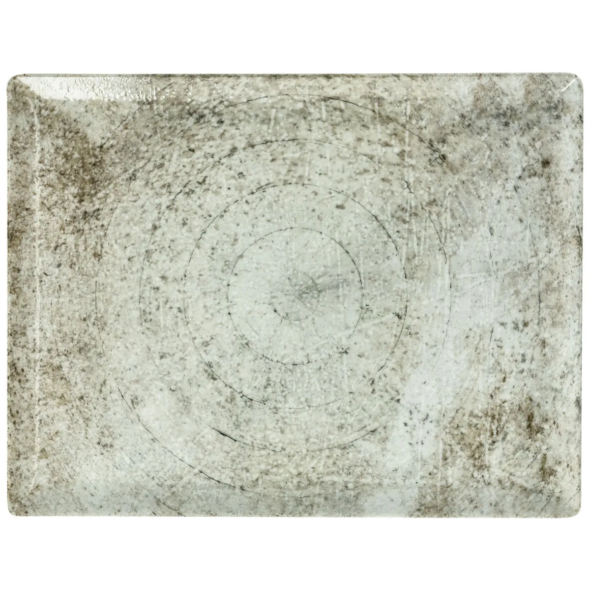 4x VEGA Piatto Gironia rettangolare; 31x24x2 cm (LxLxH); tortora; rettangolare; 4 pz. / Pacco - immagine 1