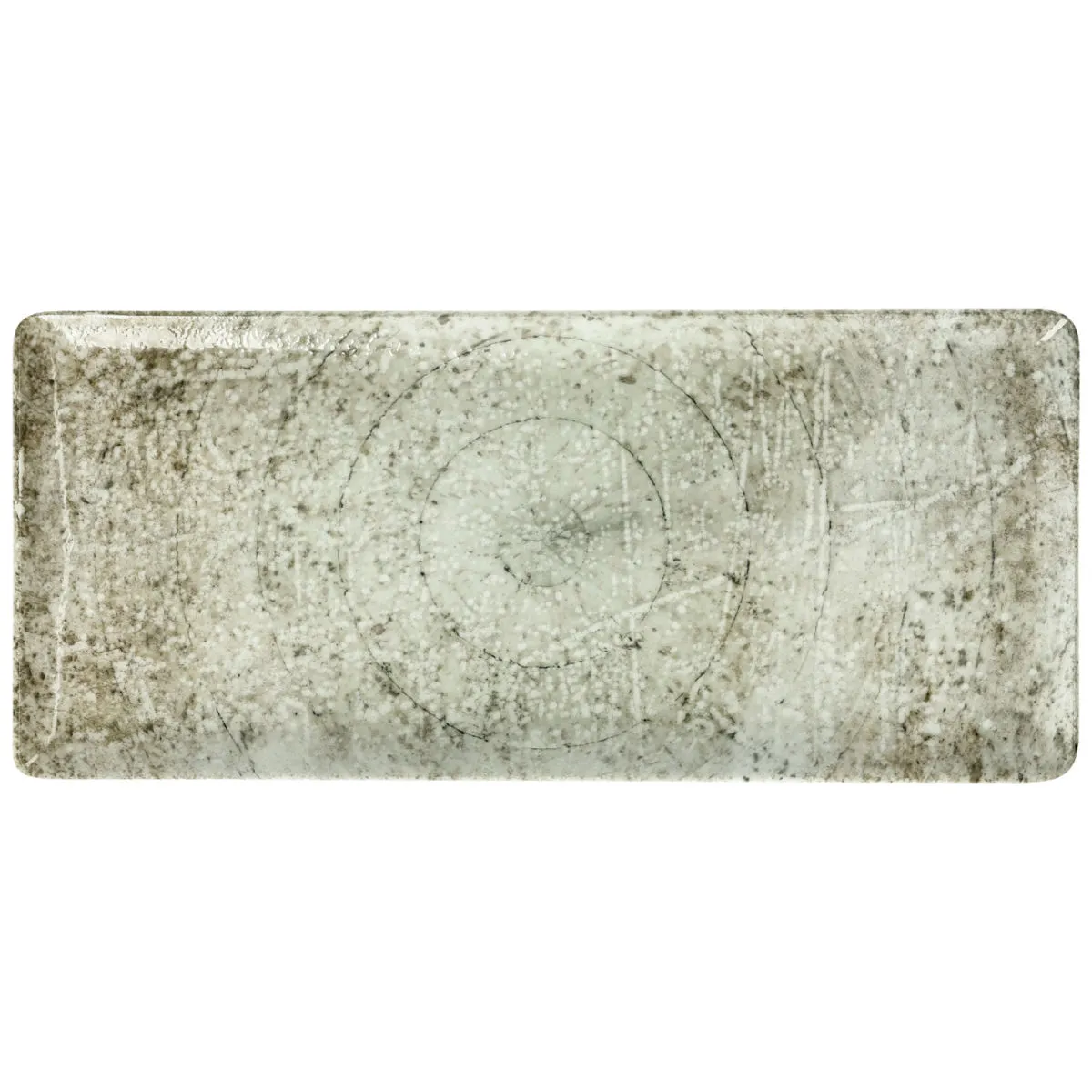 4x VEGA Piatto Gironia rettangolare; 29x13x1.5 cm (LxLxH); tortora; rettangolare; 4 pz. / Pacco - immagine 1