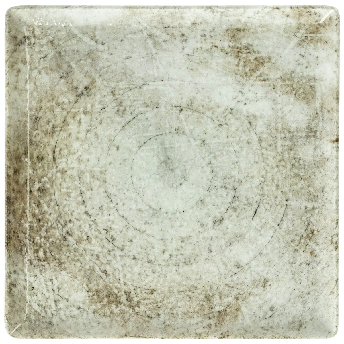 3x VEGA Piatto Gironia quadrato; 25x25x1.3 cm (LxLxH); tortora; quadrata; 3 pz. / Pacco - immagine 1