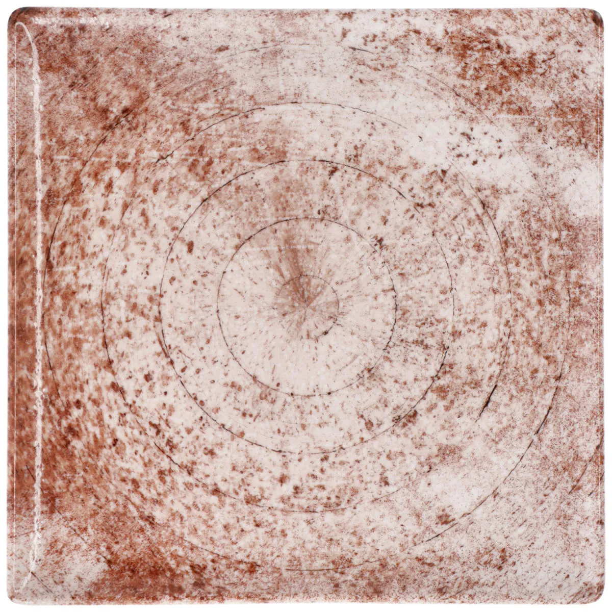 3x VEGA Piatto Gironia quadrato; 25x25x1.3 cm (LxLxH); rosa; quadrata; 3 pz. / Pacco - immagine 1