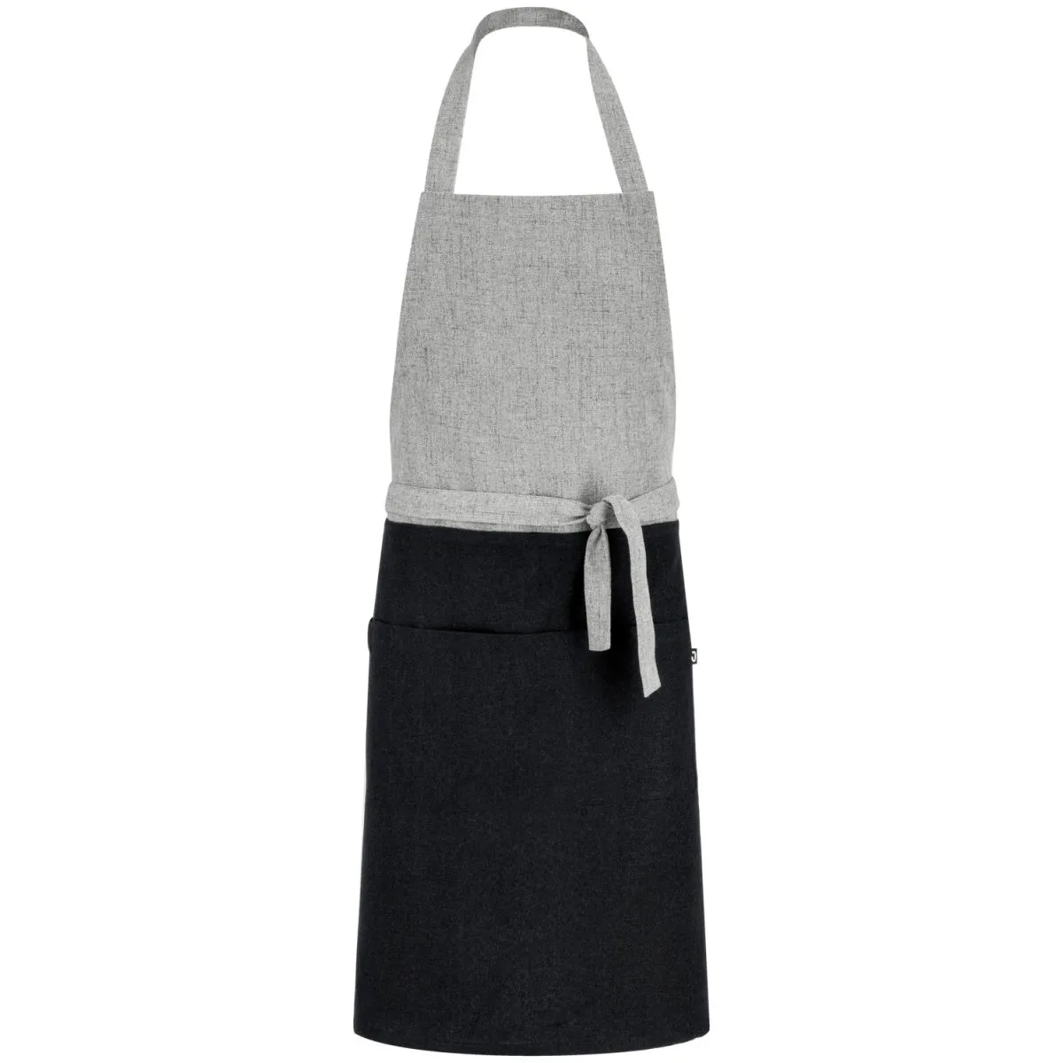 JOBELINE Grembiule con pettorina Mora Colorblock 88x80 cm (LxL); 88x80 cm (LxL); grigio/nero - immagine 1