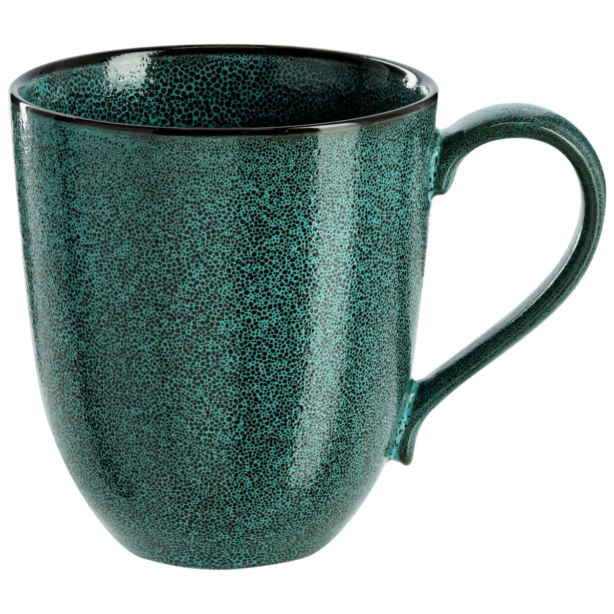 6x VEGA Tazza mug con manico Antiqus; 470 ml, 9.5x10.7 cm (ØxH); petrolio; 6 pz. / Pacco - immagine 1