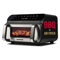 Friggitrice ad aria (8in1) 2000W (10Lt) FRIGGISANO BBQ Black e Silver G10181 - immagine 1