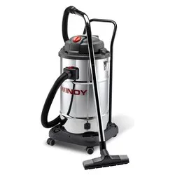 Bidone aspiratutto 1400W (65Lt) WINDY 165 IF 40009 00016 Inox e Black 40009 00016 - immagine 1