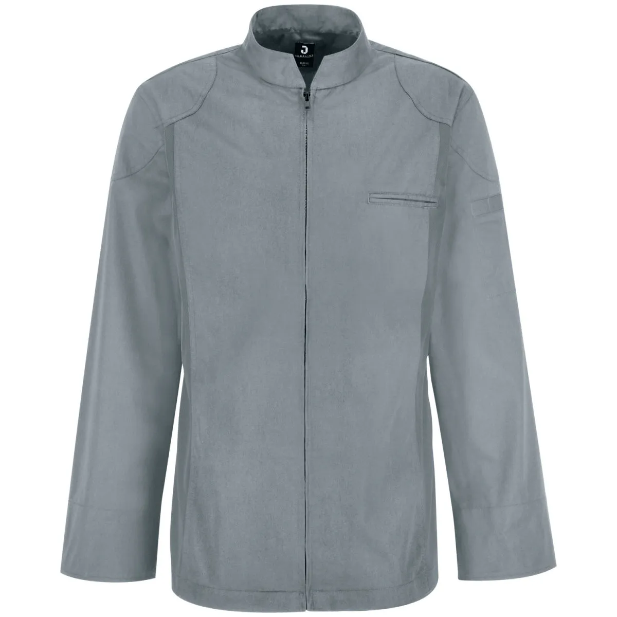 JOBELINE Giacca da cuoco Racer maniche lunghe; Taglia 60; grigio - immagine 1