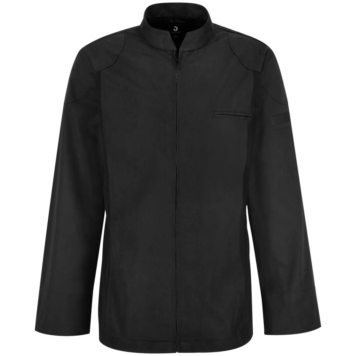 JOBELINE Giacca da cuoco Racer maniche lunghe; Taglia 48; nero - immagine 1