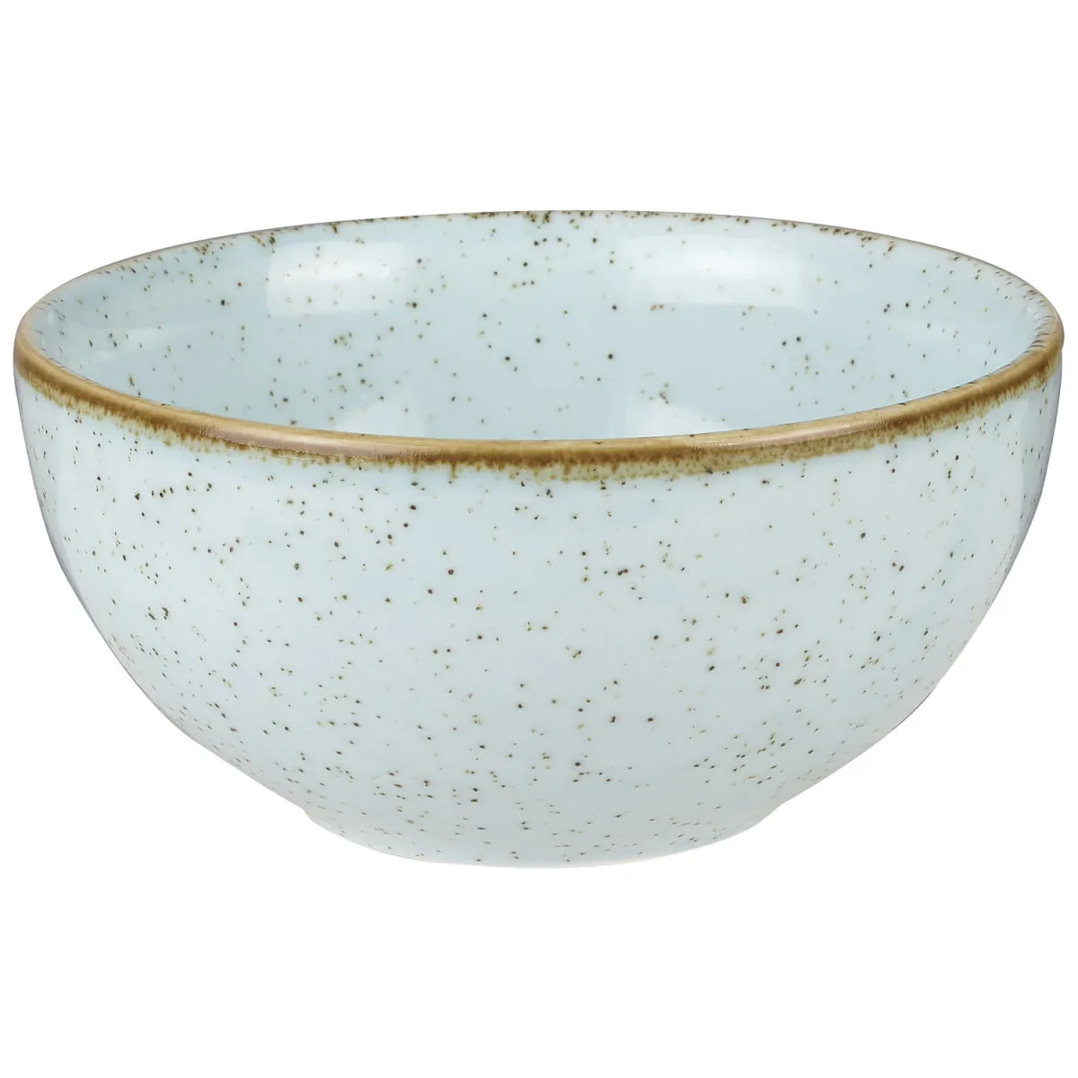 12x Churchill Ciotola Stonecast Duck Egg Zuppa; 470 ml, 13.2x6.3 cm (ØxH); blu chiaro/marrone; rotonda; 12 pz. / Pacco - immagine 1