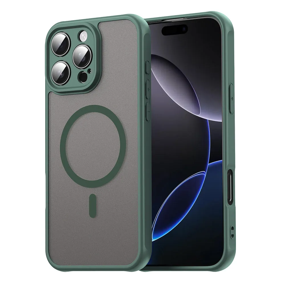 Custodia MagSafe per Apple iPhone 16 Pro Max, Techsuit, HaloFrost II, Verde - immagine 1