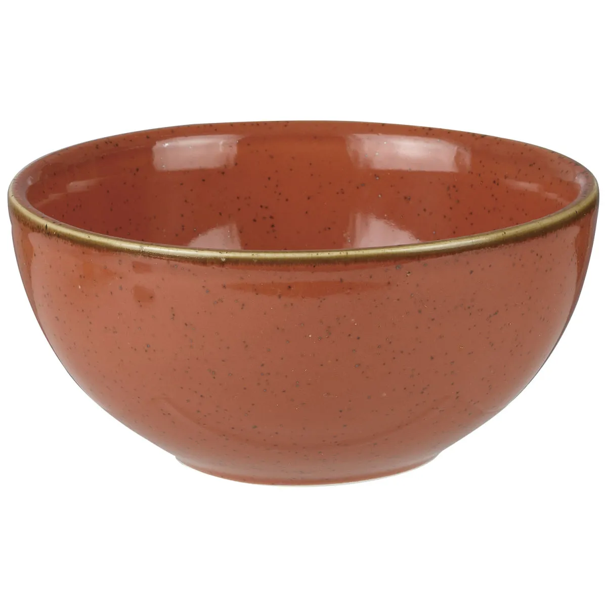 6x Churchill Ciotola Stonecast Orange Pasta; 1075 ml, 18.3 cm (Ø); arancione/marrone; rotonda; 6 pz. / Pacco - immagine 1