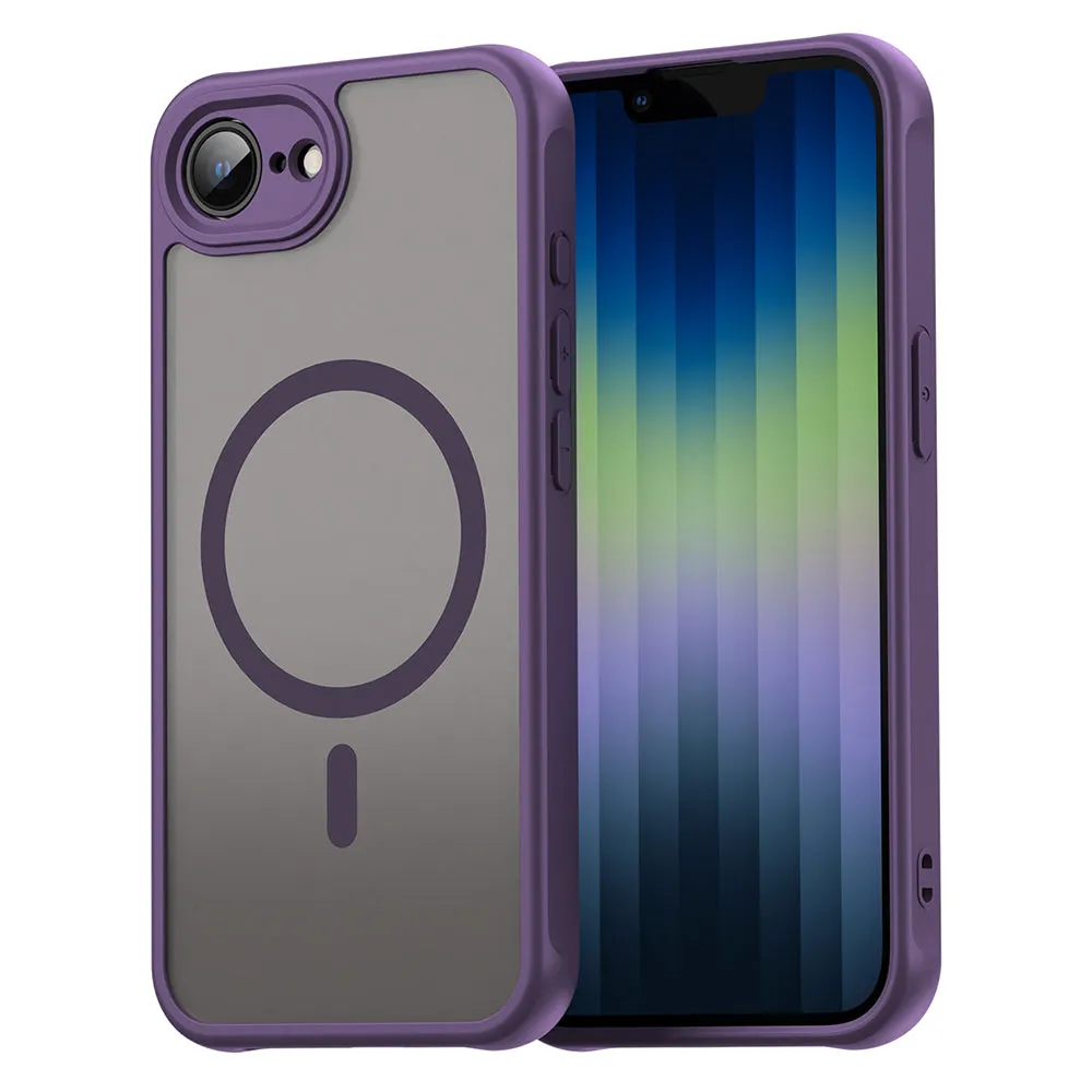 Custodia MagSafe per Apple iPhone 17e / 16e, Techsuit, HaloFrost II, Viola - immagine 1