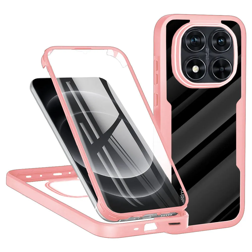 Custodia per Xiaomi Redmi Note 14 Pro+ 5G / Note 14 Pro 5G / Poco X7, Techsuit, ColorVerse 360, Rosa - immagine 1