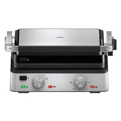 Bistecchiera elettrica 2000W MULTIGRILL 7 CG 7020 Black e Inox 0X17900000 - immagine 1