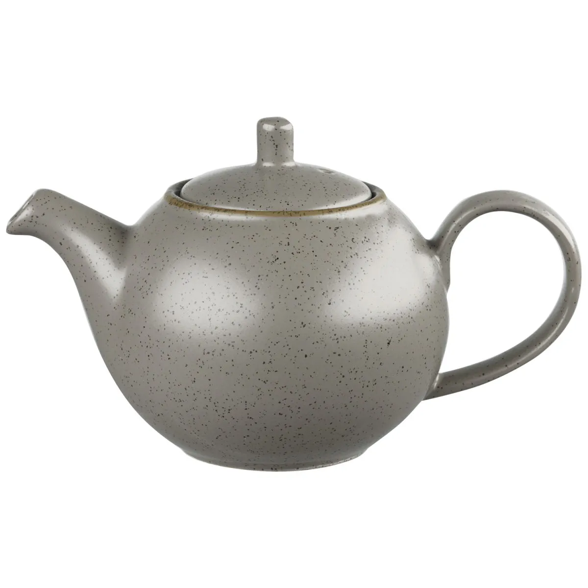 4x Churchill Teiera Stonecast Peppercorn; 426 ml, 10.5 cm (H); marrone/grigio; rotonda; 4 pz. / Pacco - immagine 1