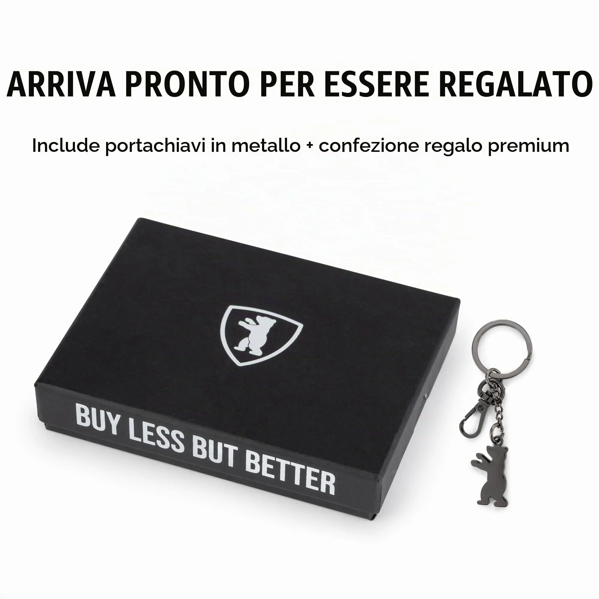 Berliner Bags Portacarte Karl Uomo Slim con Fermasoldi in Vera Pelle e RFID - immagine 8