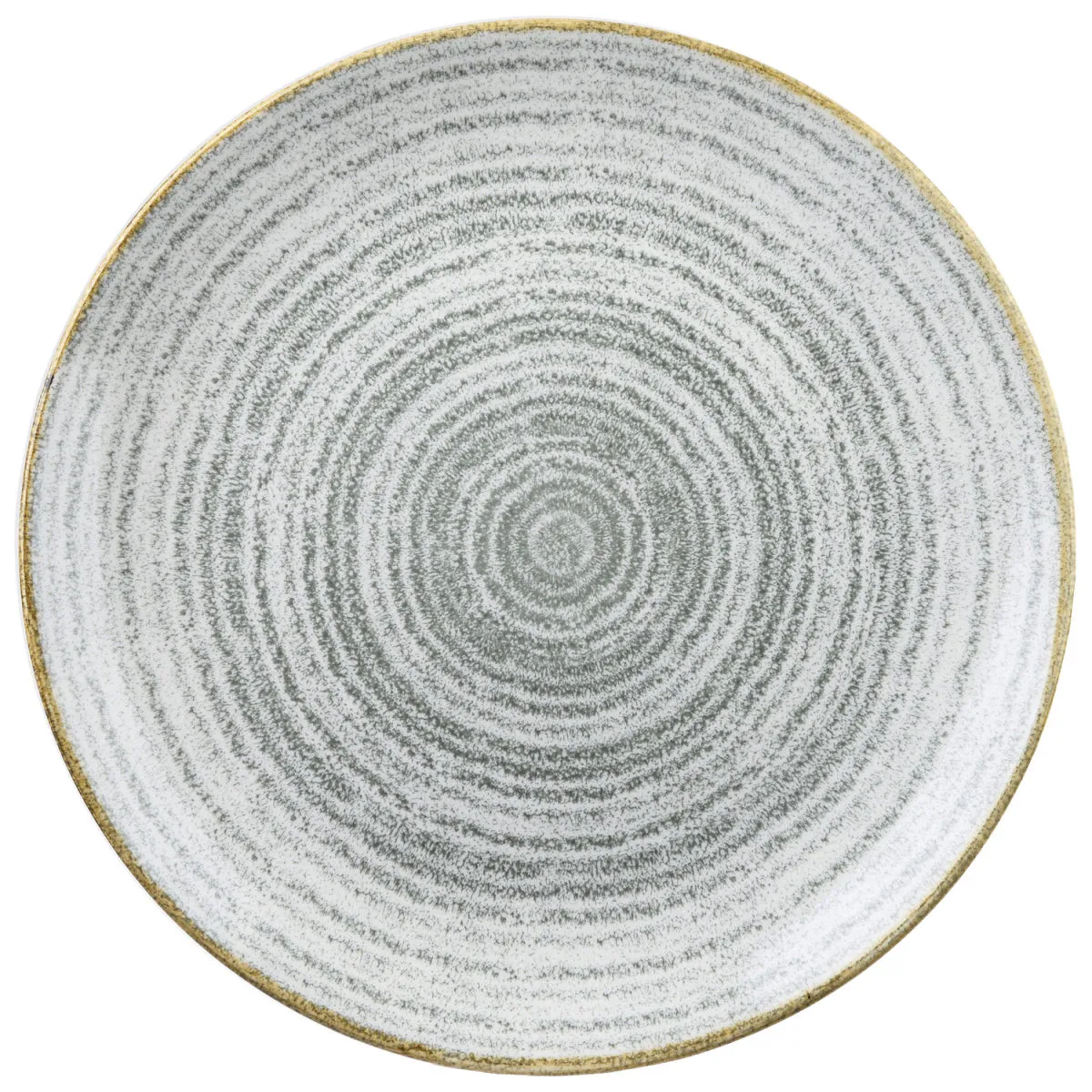 12x Churchill Piatto piano Studio Prints Stone Grey Coupe; 28.8 cm (Ø); grigio chiaro/marrone; rotonda; 12 pz. / Pacco - immagine 1