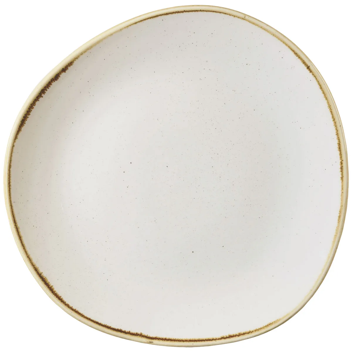 12x Churchill Piatto piano Stonecast Barley White organico; 28.6 cm (L); bianco/marrone; organica; 12 pz. / Pacco - immagine 1