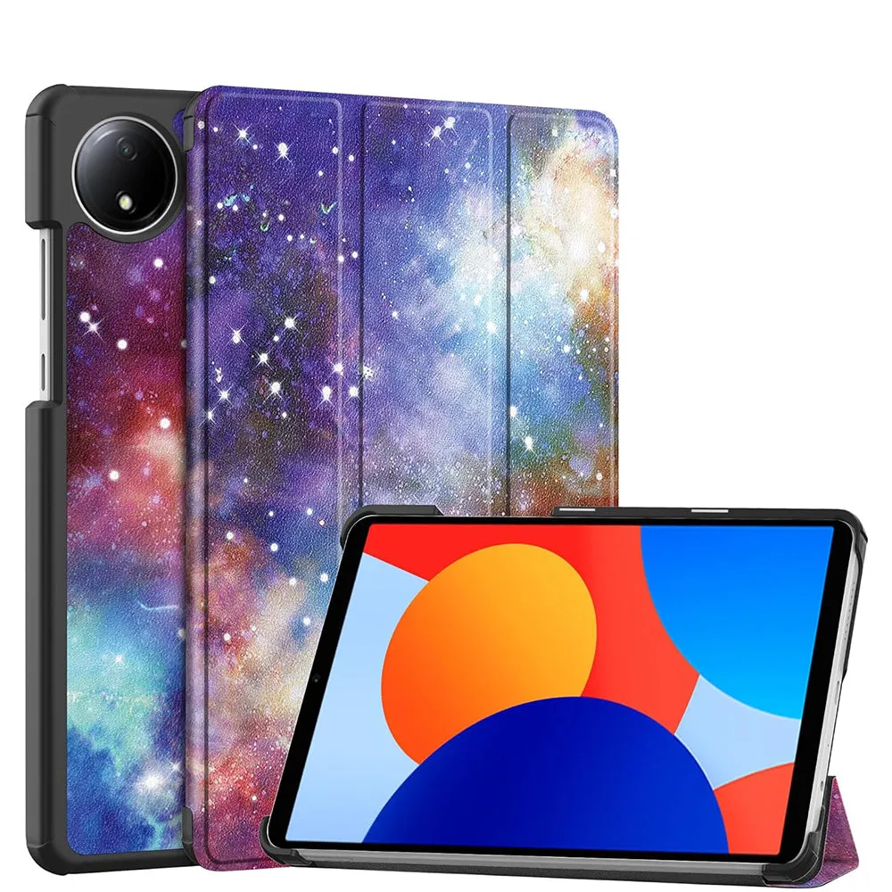 Custodia per Xiaomi Redmi Pad SE 8.7, Techsuit, FoldPro Galaxy, Multicolore - immagine 1