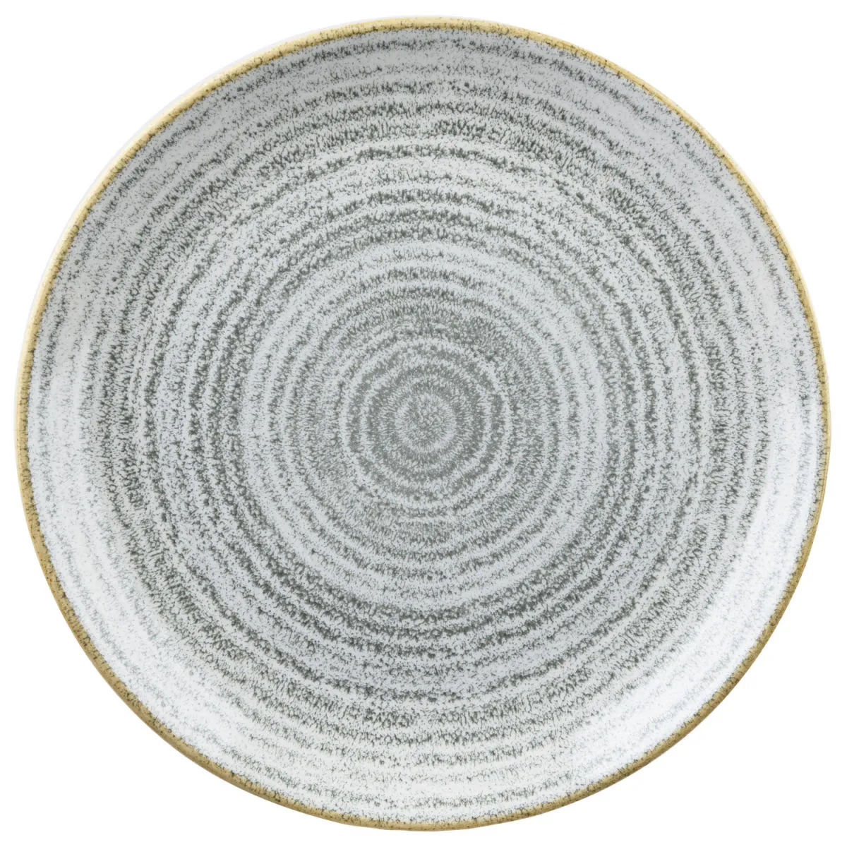 12x Churchill Piatto piano Studio Prints Stone Grey Coupe; 16.5 cm (Ø); grigio chiaro/marrone; rotonda; 12 pz. / Pacco - immagine 1