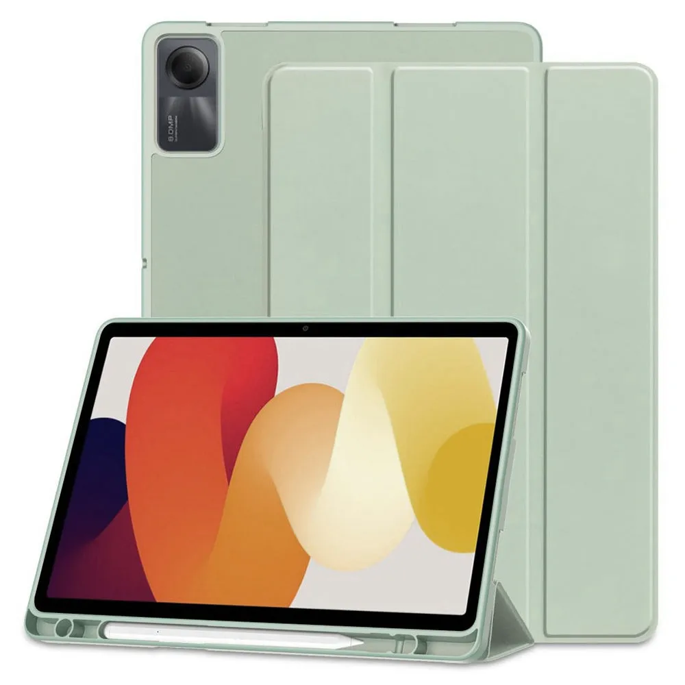 Custodia per Xiaomi Redmi Pad SE, Techsuit, Flex Trifold, Verde Matcha - immagine 1